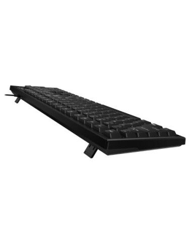 Tastatura Genius  KB-100 cu fir, negru