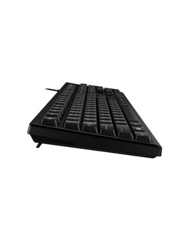 Tastatura Genius  KB-100 cu fir, negru