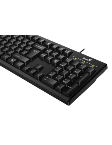 Tastatura Genius  KB-100 cu fir, negru