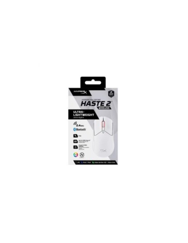 HP HyperX Pulsefire Haste 2 WS White