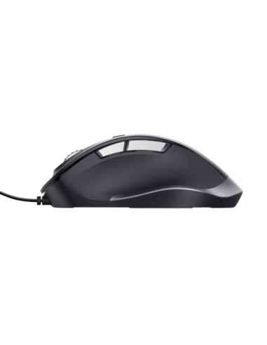 Mouse Trust Fyda cu fir 5000 DPI, negru