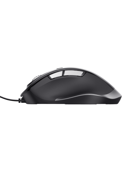 Mouse Trust Fyda cu fir 5000 DPI, negru