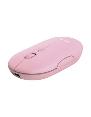 Mouse Trust Puck 1600 DPI, roz
