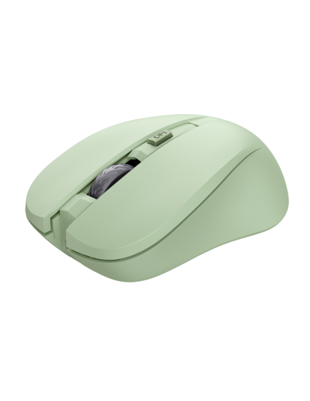 Mouse Trust Mydo Wireless, 1800 DPI verd