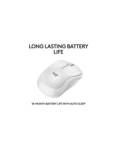 Mouse Logitech M240 SilentWS 1000 DP alb