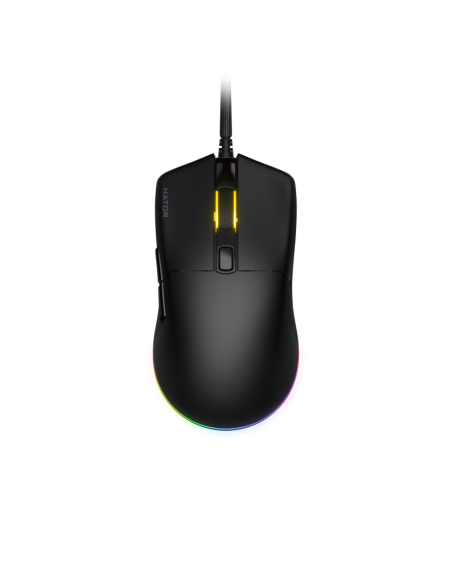 Mouse cu fir Hator Pulsar 3, negru