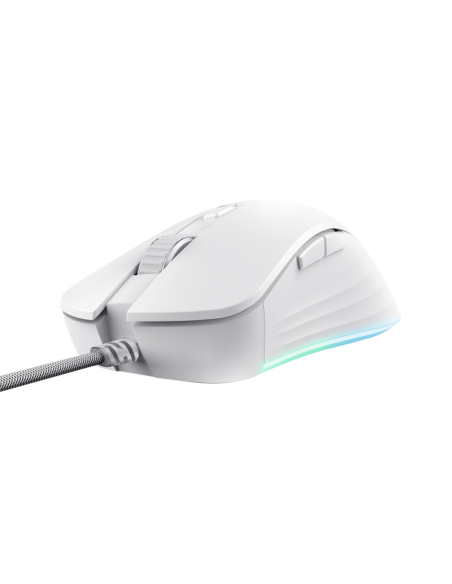 Mouse Trust GXT924W YBAR+ 25600 DPI, alb