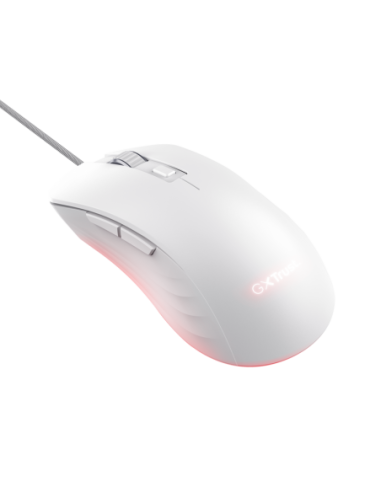 Mouse Trust GXT924W YBAR+ 25600 DPI, alb