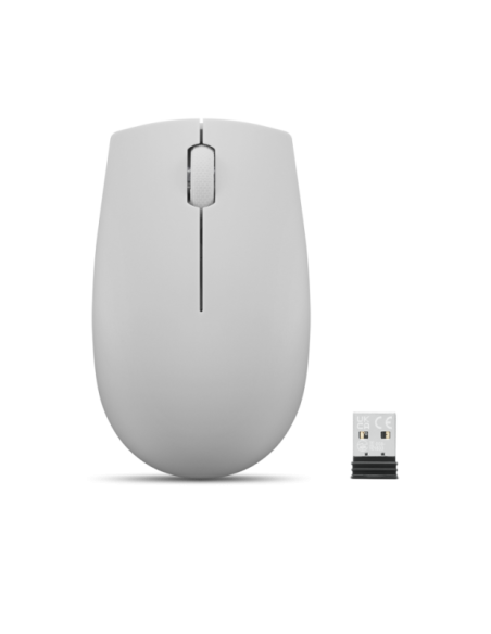 Lenovo 300 Wireless Compact Mouse Grey