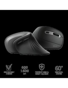 Mouse Trust Verro Ergonomic 1600 DPI, ng