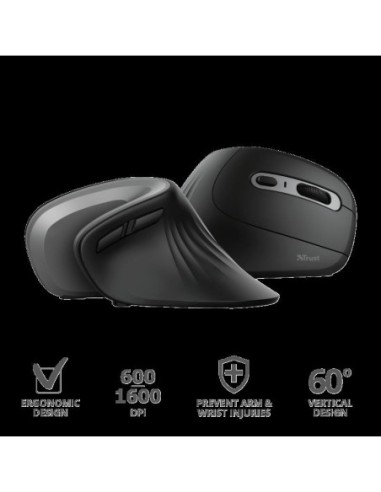 Mouse Trust Verro Ergonomic 1600 DPI, ng