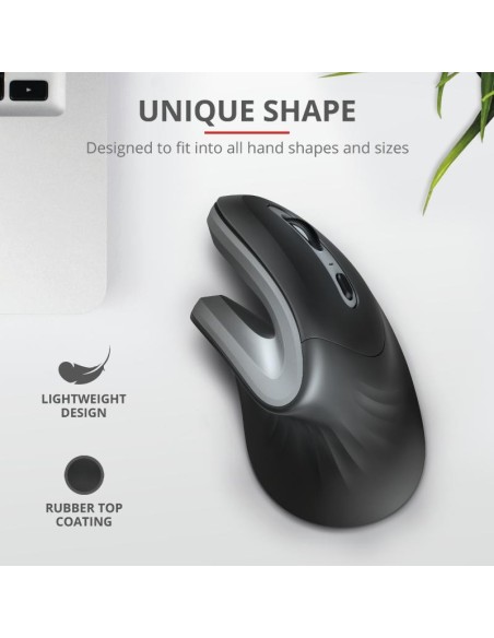 Mouse Trust Verro Ergonomic 1600 DPI, ng