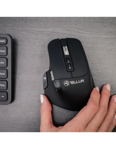 Mouse wireless Tellur Shade, negru