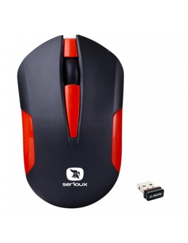 MOUSE SERIOUX DRAGO300 WR RED USB
