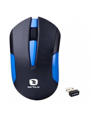 MOUSE SERIOUX DRAGO300 WR BLUE USB