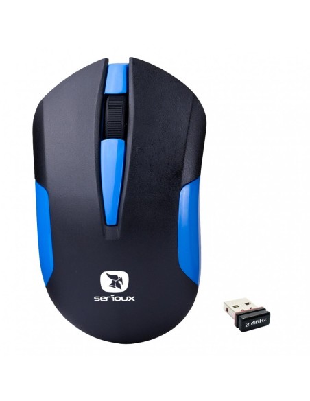 MOUSE SERIOUX DRAGO300 WR BLUE USB