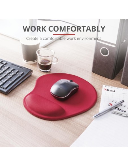 Mousepad cu gel Trust Bigfoot rosu