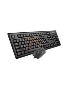 Kit A4Tech KRS-8572 cu fir, negru