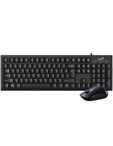 Kit Genius KM-160 cu fir, negru