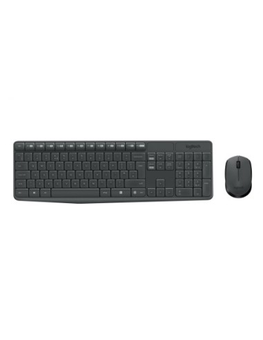 Kit Tastatura+mouse WS Logitech MK235 gr