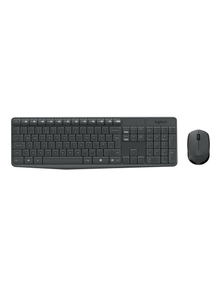 Kit Tastatura+mouse WS Logitech MK235 gr