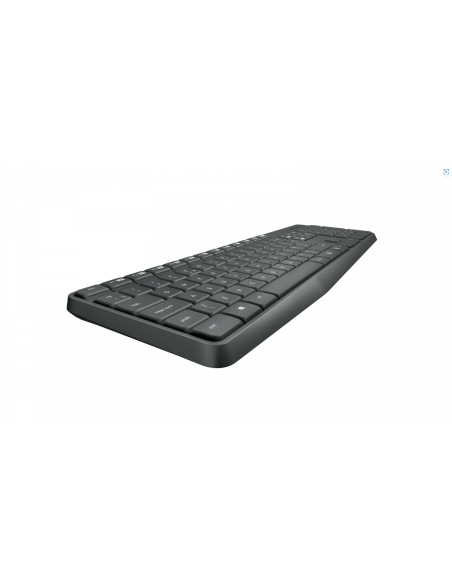 Kit Tastatura+mouse WS Logitech MK235 gr