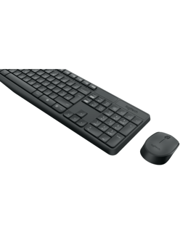 Kit Tastatura+mouse WS Logitech MK235 gr