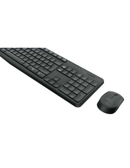 Kit Tastatura+mouse WS Logitech MK235 gr