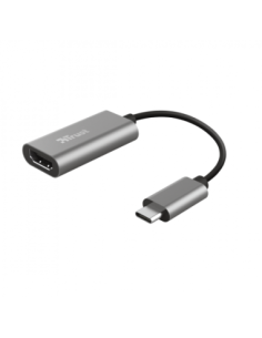 Adaptor Trust Dalyx, USB-C - HDMI, gri