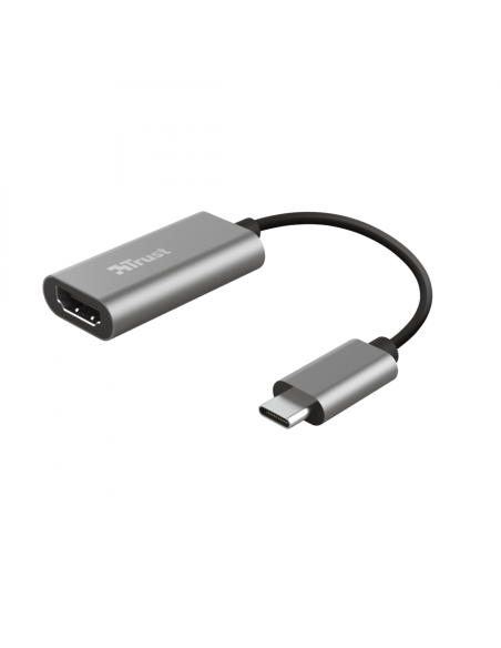 Adaptor Trust Dalyx, USB-C - HDMI, gri