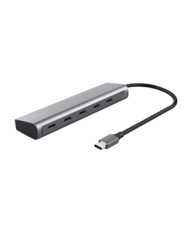 Hub Trust Halyx 5 x USB-C, gri