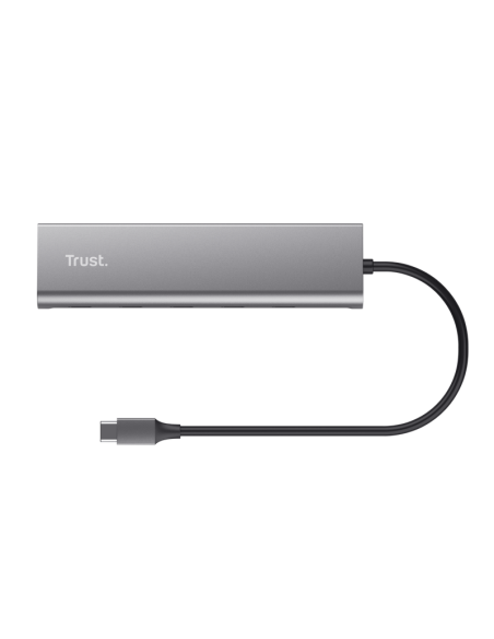Hub Trust Halyx 5 x USB-C, gri
