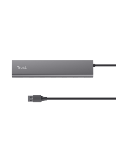 Hub Trust Halyx 7xUSB 3.2 Gen1, gri