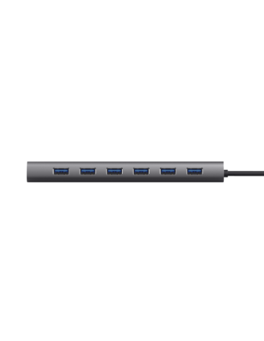 Hub Trust Halyx 7xUSB 3.2 Gen1, gri