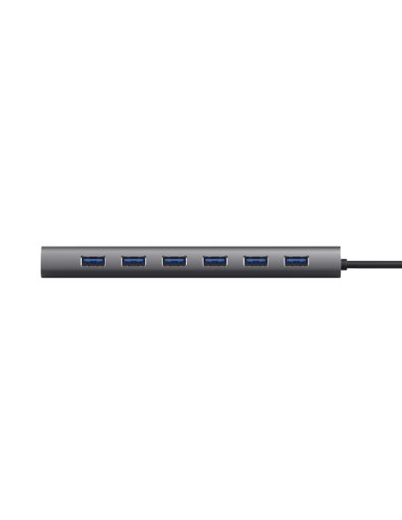 Hub Trust Halyx 7xUSB 3.2 Gen1, gri