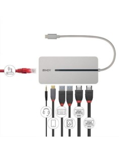Lindy DST-Mx Duo Mini Dock USB Type-C