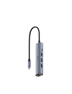 CUDY 5-IN-1 USB Hub with GbE