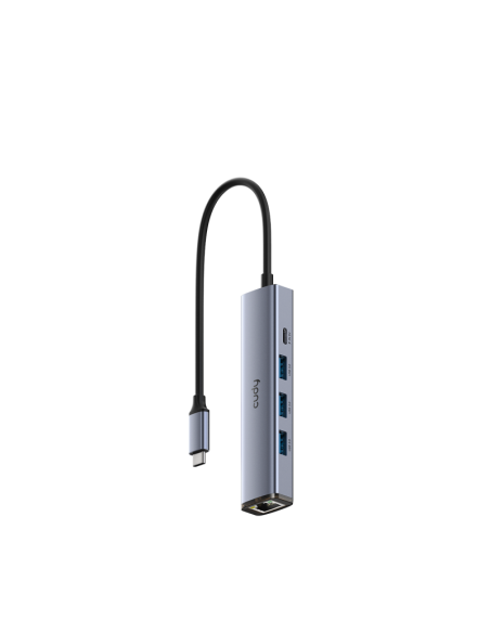 CUDY 5-IN-1 USB Hub with GbE