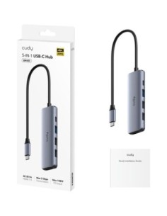 CUDY 5-IN-1 USB-C Hub with 4K HDMI