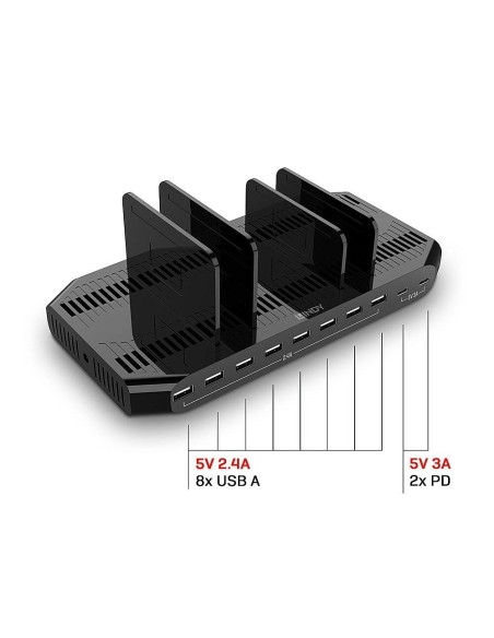 Lindy Statie Incarcare 10 porturi 120W