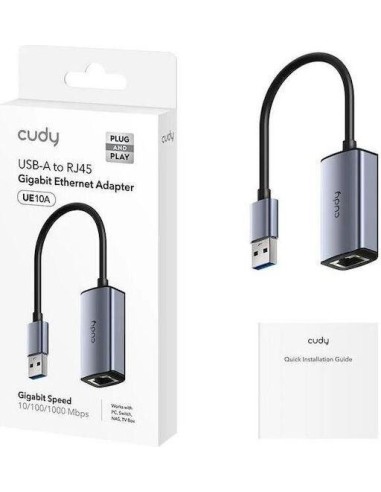CUDY USB-A to Ethernet Adapter