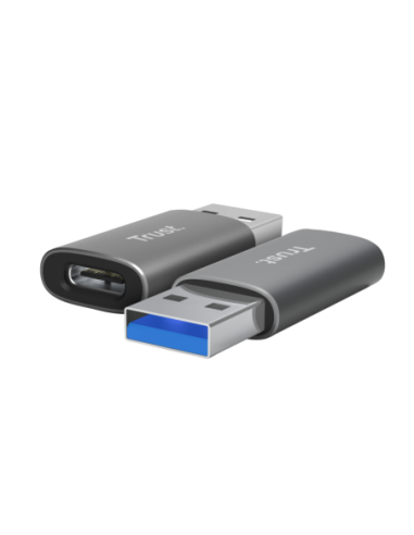Adaptor Trust Calyx USB-A-USB-C, gri