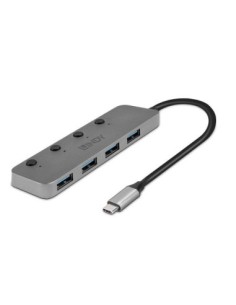 Hub Lindy 4 Port USB 3.2 buton On/Off