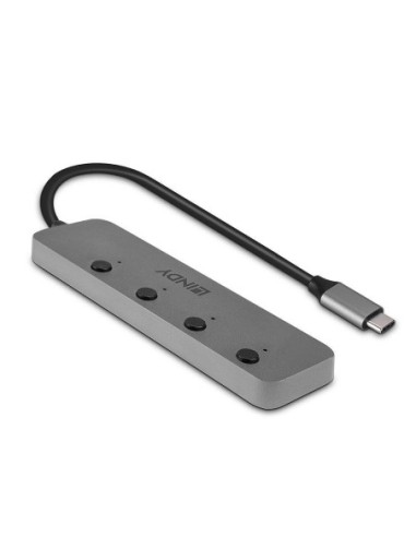 Hub Lindy 4 Port USB 3.2 buton On/Off