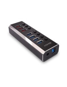Hub Lindy 7 Port USB 3.0 3x QuickCharge