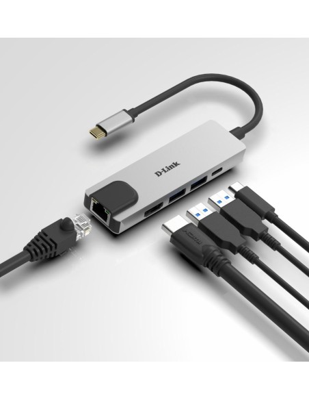 DLINK 5-IN-1 USB-C HUB DUB-M520