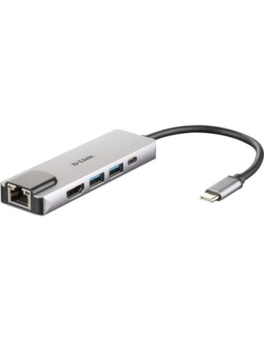 DLINK 5-IN-1 USB-C HUB DUB-M520
