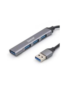 HUB extern Spacer USB 3.0, negru