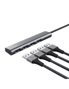 USB Hub Trust Halyx 4xUSB 3.2, alm