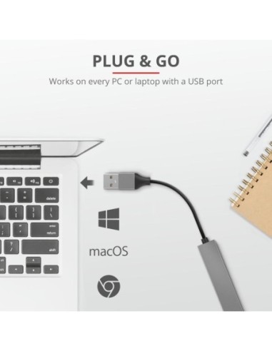 USB Hub Trust Halyx 4xUSB 2.0, alm
